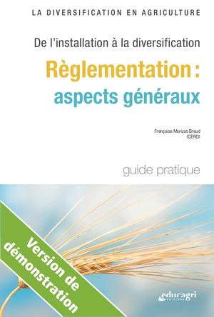 La diversification en agriculture - Règlementation : aspects généraux