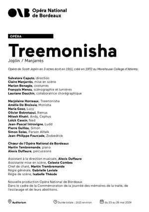 Treemonisha du 23 au 26 mai 2024