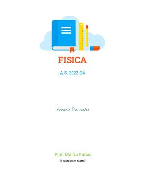 Tesina Riassuntiva Fisica -