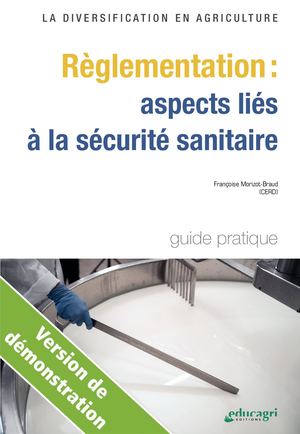 La diversification en agriculture - Règlementation : aspects liés à la sécurité sanitaire