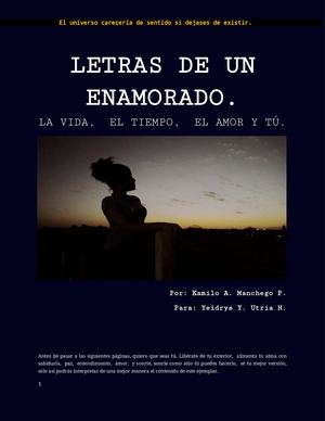 Notas De Un Alma Enamora, Kamilo Manchego