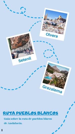 Ruta Cultural: Pueblos Blancos