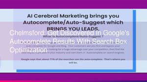 Chelmsford: Get Discovered In Google's Autocomplete Results With Search Box Optimization