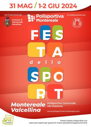 Asd Polisportiva Montereale Programma Festa Dello Sport 2024