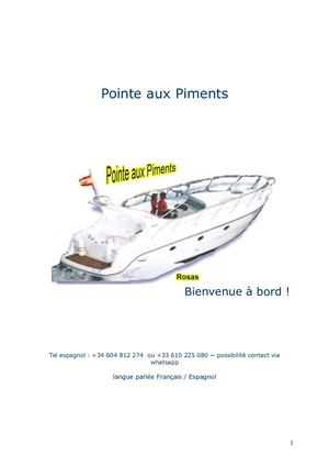Pointe Aux Piments : Bateau à Louer à Rosas