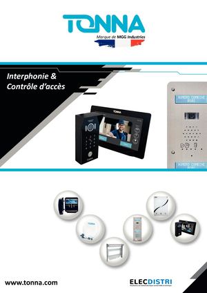 Tonna Portier Interphonie 2024 Elecdsitri