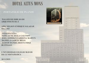 Proyecto Hotel Altus Mons