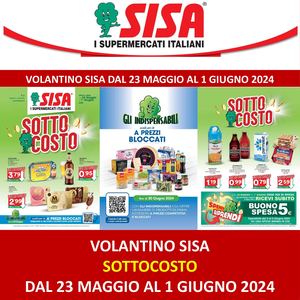 Volantino SISA Marsala dal 23 Maggio al 1 Giugno 2024