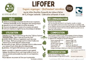 Étiquette Lifofer - particuliers