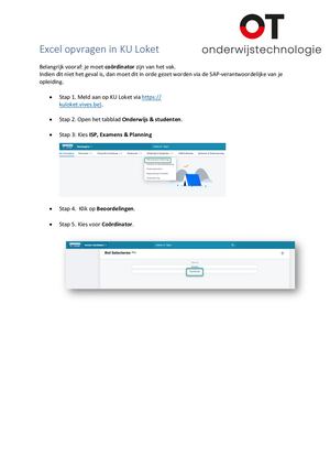 Print&scan Excel Lijst Ku Loket