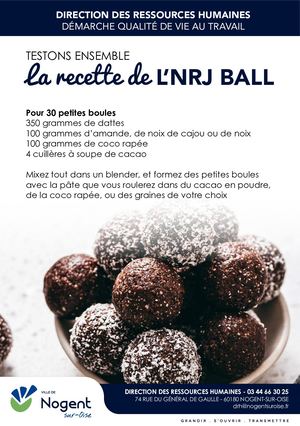 Recette NRJ Ball