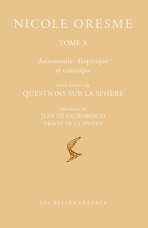 Extrait -  Nicole Oresme - Tome X : Astronomie, dioptrique et cinétique