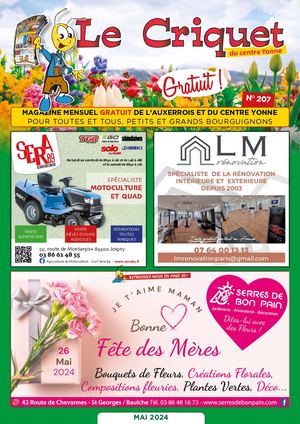Le Criquet Magazine N°207 Mai 2024