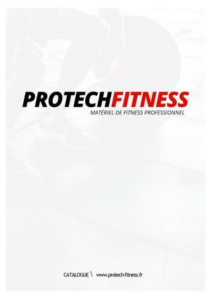 Catalogue Protech Fitness