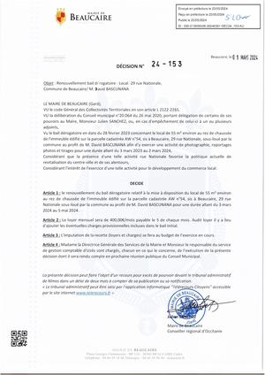 Fichier Parution Des Décisions 24 153 à 24 155 Du 23 05 2024