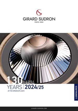 Catalogue Girard Sudron 130 ans 2024/25 - LUMINAIRES - UK