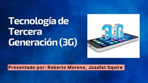 Presentación Tecnología 3g