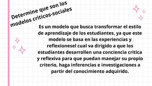 Modelos Críticos Sociales