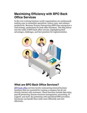Calaméo - Maximizing Efficiency With Bpo Back Office Services