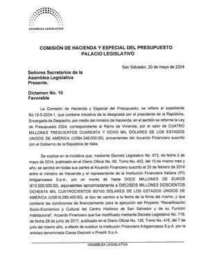 Vivienda Dictamen 10 Mayo 2024