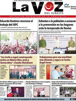 La Voz del Sureste 25 05 2024