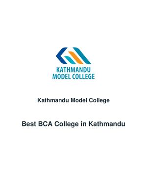 Best Bca College In Kathmandu