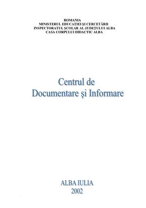 Amenajarea si gestionarea unui CDI