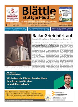 Blättle Stuttgart-Süd 6/2024