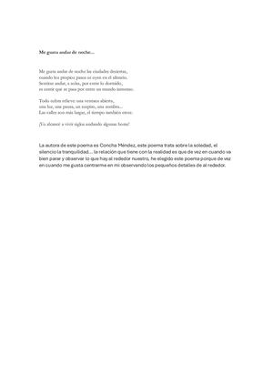 Me Gusta Andar De Noche