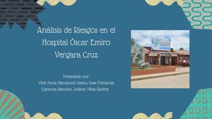 Análisis De Riesgos En El Hospital ÓScar Emiro Vergara Cruz