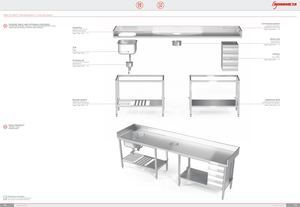 Novameta Kastensysteem Rvs + gekoelde werktafels