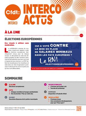 Interco Actus N° 1119 du 27 mai 2024