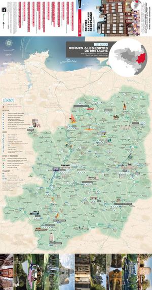 Carte Destination Rennes et les Portes de Bretagne-version française