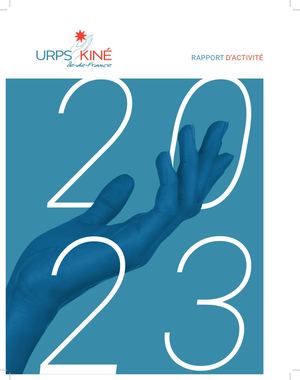 Rapport d'activité Urps Kiné IDF 2023