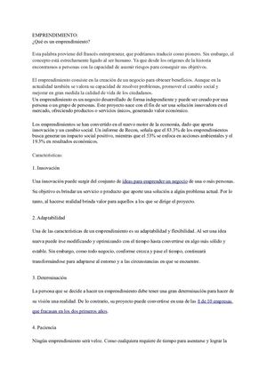 EMPRENDIMIENTO