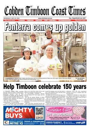 Cobden Timboon Coast Times, May 29, 2024