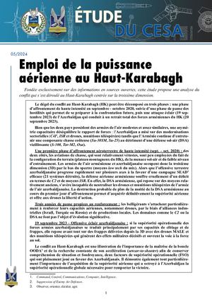 Emploi Puissance Aérienne Haut-Karabagh