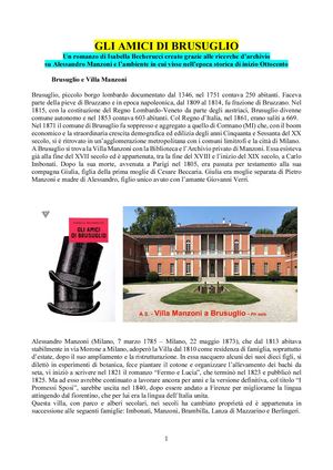 Gli amici di Brusuglio - recensione - Pdf