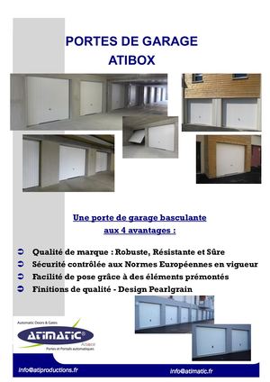 Portes de garage basculantes