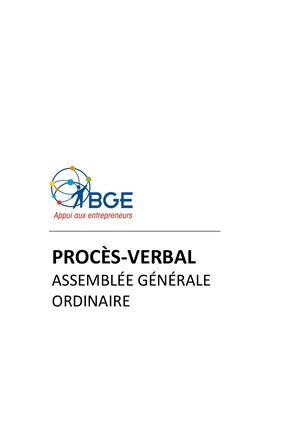 BGE AG 2024 - PV AGO 2023