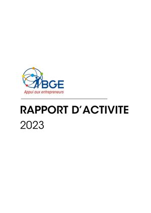 BGE AG 2024 - Rapport d'activité 2023