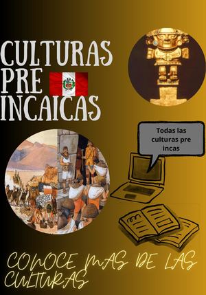 Culturas pre incas