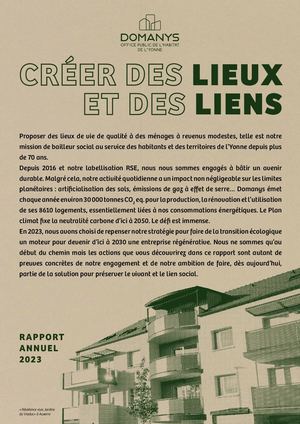 Rapport annuel Domanys 2023