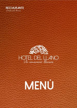 Menu Hotel Del Llano