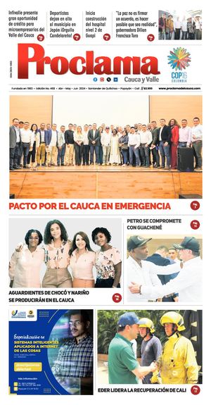 Edición Impresa No. 468 de Proclama Cauca y Valle