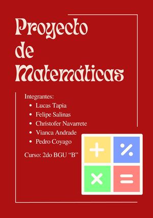 Proyecto De Matemáticas Tercer Trimestre (1)
