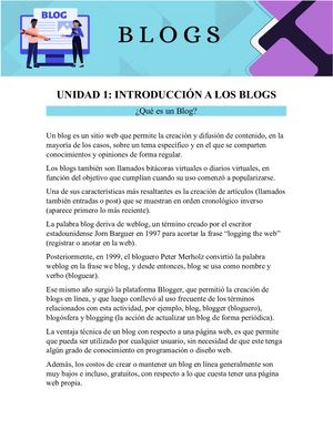 Blogs Unidad 3