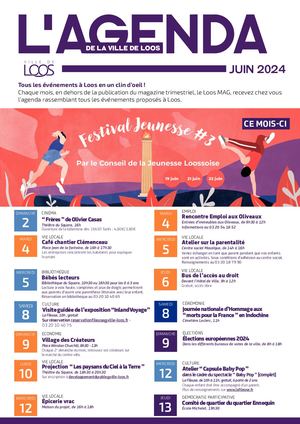 Agenda Mensuel Juin 2024
