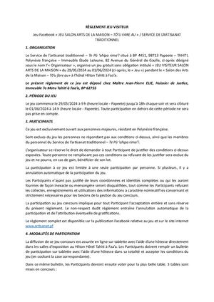 Règlement_Salon des arts de la maison