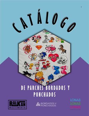 Catálogo Parches Bordados